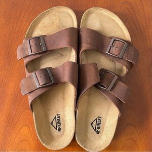 McKinley Arizona Soft Footbed Leather Strap Sandals | US 10